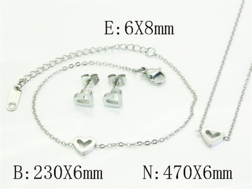 HY Wholesale Jewelry Set 316L Stainless Steel jewelry Set Fashion Jewelry-HY30S0159XPL