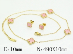 HY Wholesale Jewelry Set 316L Stainless Steel jewelry Set Fashion Jewelry-HY32S0170HIU