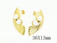 HY Wholesale Earrings 316L Stainless Steel Earrings Jewelry-HY13E0010PL