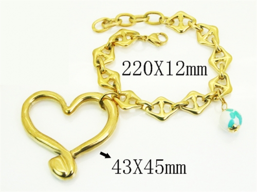 HY Wholesale Bracelets 316L Stainless Steel Jewelry Bracelets-HY21B0645HPV