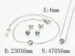 HY Wholesale Jewelry Set 316L Stainless Steel jewelry Set Fashion Jewelry-HY30S0167PL