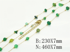 HY Wholesale Stainless Steel 316L Necklaces Bracelets Sets-HY53S0300HKL