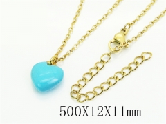 HY Wholesale Stainless Steel 316L Jewelry Popular Necklaces-HY41N0394MG