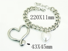 HY Wholesale Bracelets 316L Stainless Steel Jewelry Bracelets-HY21B0642HNQ