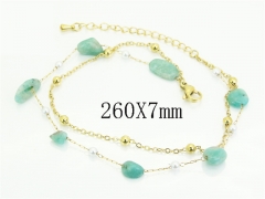HY Wholesale Anklet Stainless Steel 316L Fashion Jewelry-HY32B1209HHQ