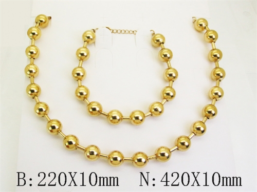 HY Wholesale Stainless Steel 316L Necklaces Bracelets Sets-HY70S0630ILL
