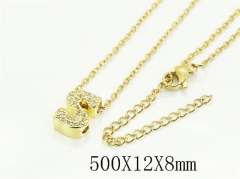 HY Wholesale Stainless Steel 316L Jewelry Popular Necklaces-HY54N0677MS