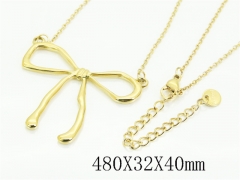 HY Wholesale Stainless Steel 316L Jewelry Popular Necklaces-HY30N0174OL