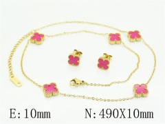 HY Wholesale Jewelry Set 316L Stainless Steel jewelry Set Fashion Jewelry-HY32S0171HIY