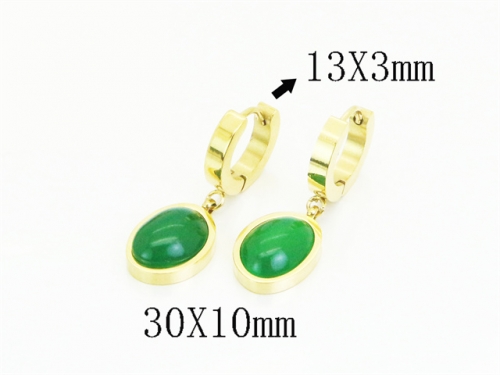 HY Wholesale Earrings 316L Stainless Steel Earrings Jewelry-HY41E0021OL