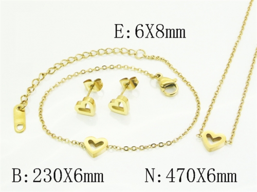 HY Wholesale Jewelry Set 316L Stainless Steel jewelry Set Fashion Jewelry-HY30S0160HIE