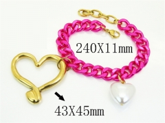 HY Wholesale Bracelets 316L Stainless Steel Jewelry Bracelets-HY21B0655HPE