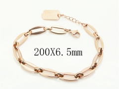 HY Wholesale Bracelets 316L Stainless Steel Jewelry Bracelets-HY19B1308OR