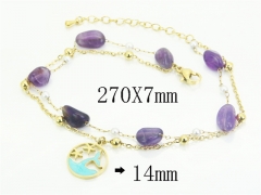 HY Wholesale Anklet Stainless Steel 316L Fashion Jewelry-HY32B1203HHB