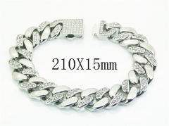 HY Wholesale Bracelets 316L Stainless Steel Jewelry Bracelets-HY13B0074KNN