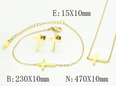 HY Wholesale Jewelry Set 316L Stainless Steel jewelry Set Fashion Jewelry-HY30S0156HIE