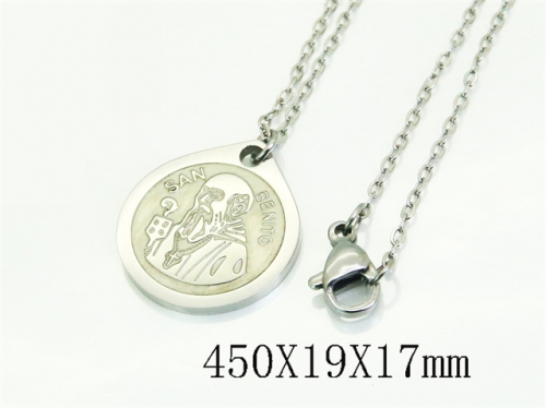 HY Wholesale Stainless Steel 316L Jewelry Popular Necklaces-HY74N0251LO