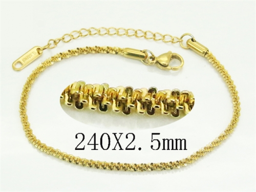 HY Wholesale Bracelets 316L Stainless Steel Jewelry Bracelets-HY02B0073MR