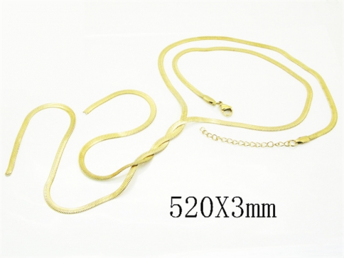 HY Wholesale Stainless Steel 316L Jewelry Popular Necklaces-HY39NN0818NV