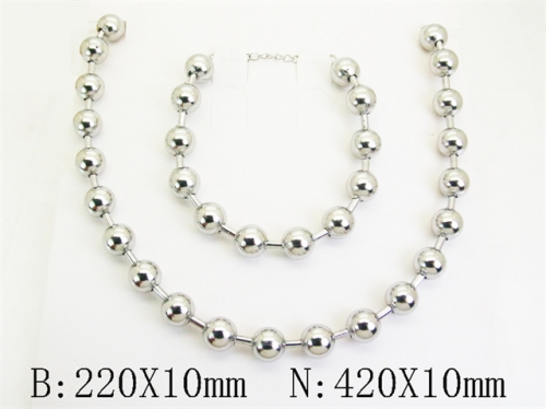 HY Wholesale Stainless Steel 316L Necklaces Bracelets Sets-HY70S0629HJQ