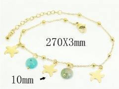 HY Wholesale Anklet Stainless Steel 316L Fashion Jewelry-HY32B1213HHG