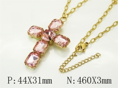 HY Wholesale Stainless Steel 316L Jewelry Popular Necklaces-HY92N0562HIW