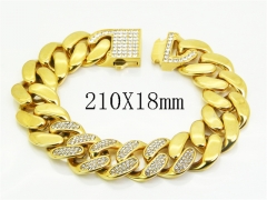 HY Wholesale Bracelets 316L Stainless Steel Jewelry Bracelets-HY13B0071LHF