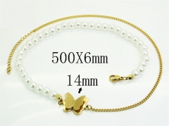 HY Wholesale Stainless Steel 316L Jewelry Popular Necklaces-HY80N0954OW