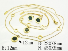 HY Wholesale Jewelry Set 316L Stainless Steel jewelry Set Fashion Jewelry-HY30S0173ILQ