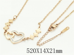 HY Wholesale Stainless Steel 316L Jewelry Popular Necklaces-HY19N0550HAA