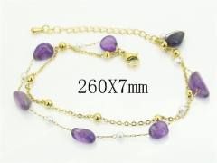 HY Wholesale Anklet Stainless Steel 316L Fashion Jewelry-HY32B1206HHC