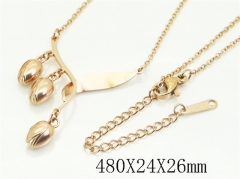 HY Wholesale Stainless Steel 316L Jewelry Popular Necklaces-HY19N0553PR