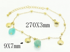 HY Wholesale Anklet Stainless Steel 316L Fashion Jewelry-HY32B1212HHG