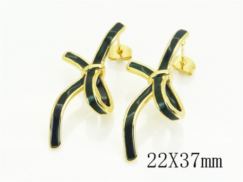 HY Wholesale Earrings 316L Stainless Steel Earrings Jewelry-HY80E1363OL