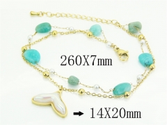 HY Wholesale Anklet Stainless Steel 316L Fashion Jewelry-HY32B1204HHE