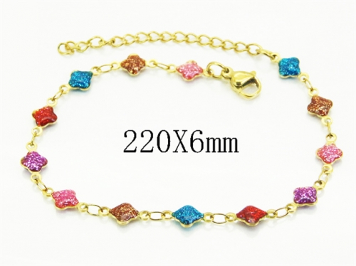 HY Wholesale Bracelets 316L Stainless Steel Jewelry Bracelets-HY62BN0710RJL