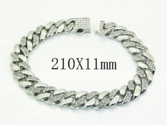 HY Wholesale Bracelets 316L Stainless Steel Jewelry Bracelets-HY13B0072KNL