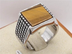 HY Wholesale Rings Jewelry 316L Stainless Steel Jewelry Popular Rings-HY0013R2119