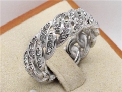 HY Wholesale Rings Jewelry 316L Stainless Steel Jewelry Popular Rings-HY0013R2297