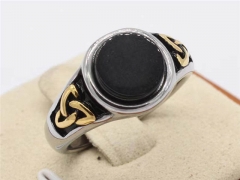 HY Wholesale Rings Jewelry 316L Stainless Steel Jewelry Popular Rings-HY0013R2655