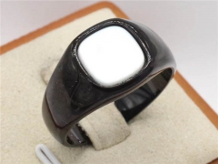 HY Wholesale Rings Jewelry 316L Stainless Steel Jewelry Popular Rings-HY0013R2081