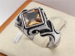 HY Wholesale Rings Jewelry 316L Stainless Steel Jewelry Popular Rings-HY0013R2040