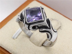 HY Wholesale Rings Jewelry 316L Stainless Steel Jewelry Popular Rings-HY0013R2036