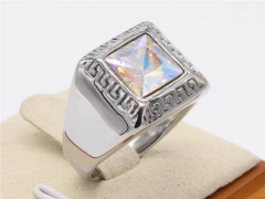 HY Wholesale Rings Jewelry 316L Stainless Steel Jewelry Popular Rings-HY0013R2678