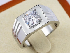 HY Wholesale Rings Jewelry 316L Stainless Steel Jewelry Popular Rings-HY0013R2137