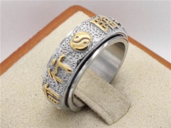 HY Wholesale Rings Jewelry 316L Stainless Steel Jewelry Popular Rings-HY0013R2313