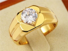 HY Wholesale Rings Jewelry 316L Stainless Steel Jewelry Popular Rings-HY0013R2399