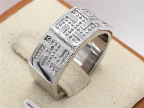 HY Wholesale Rings Jewelry 316L Stainless Steel Jewelry Popular Rings-HY0013R2047