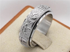 HY Wholesale Rings Jewelry 316L Stainless Steel Jewelry Popular Rings-HY0013R2314