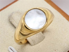 HY Wholesale Rings Jewelry 316L Stainless Steel Jewelry Popular Rings-HY0013R2165